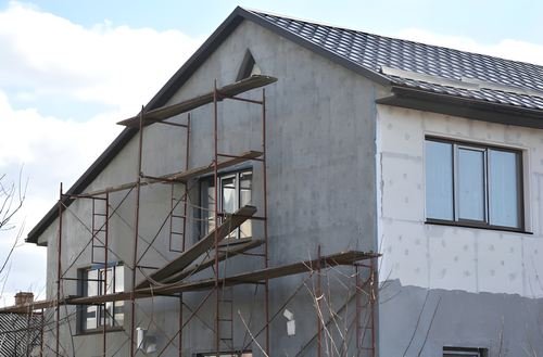Espaço comercial em construção para cliente empresarial