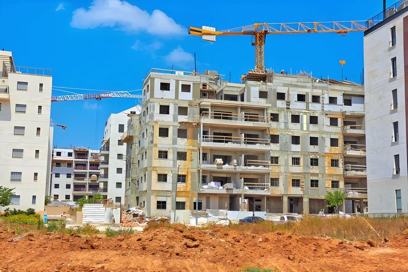 Obra de construção civil da Pilhablocos em Pombal
